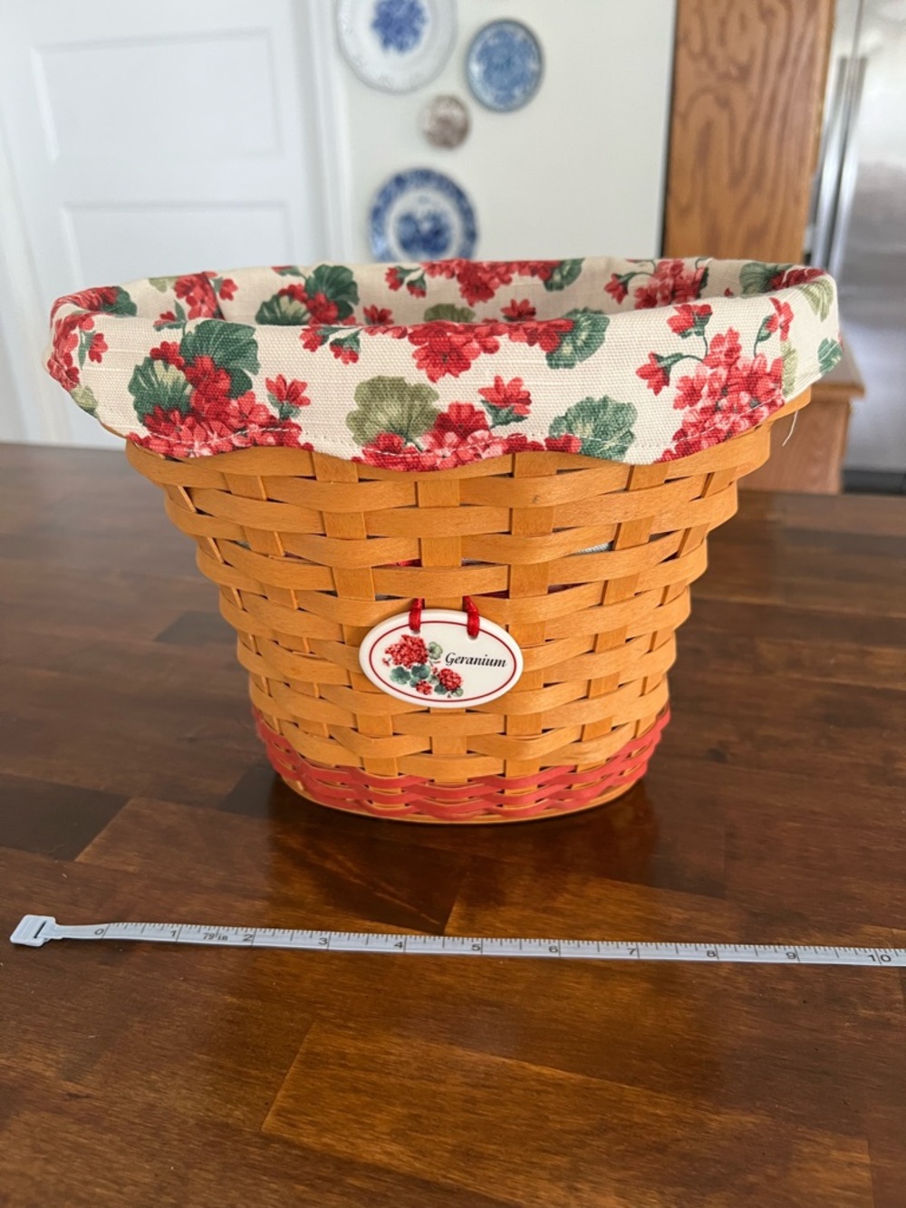 Longaberger, Geranium Mother’s Day Basket, 2002